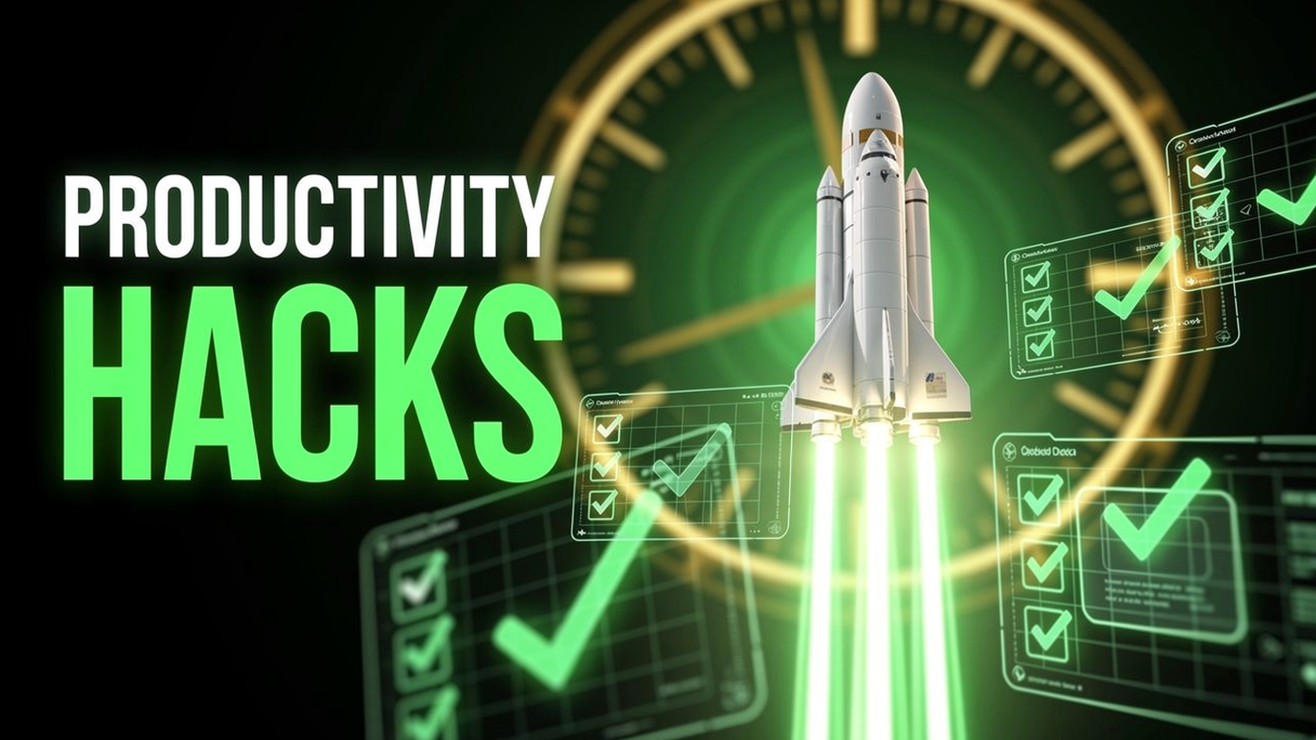 Practical Productivity Hacks to Increase Efficiency and Stay Focused